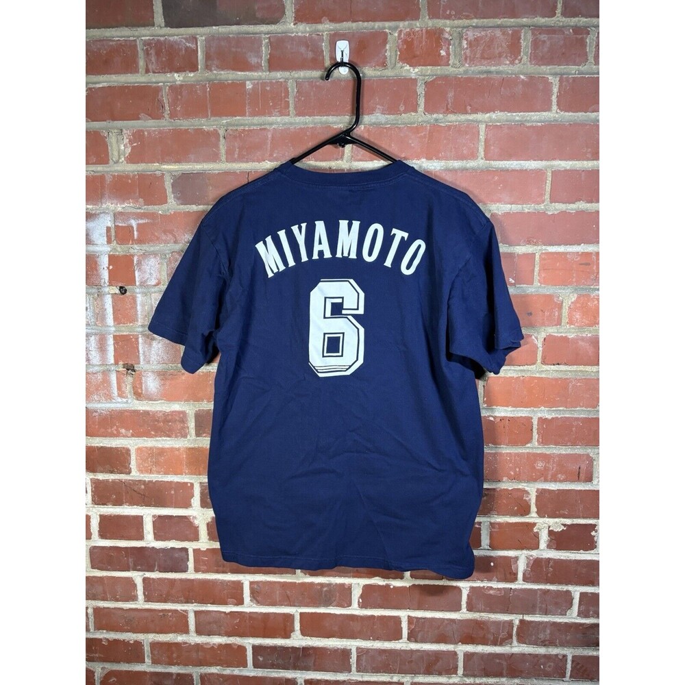 Shinya Miyamoto Tokyo Japan Yakult Swallows 6 NPB Baseball Shirt Adult Medium